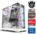 INTOP AQUA Ryzen 5 7500X3D 16GB DDR5 1TB SSD M.2 NVME+2TB RX9060XT 16GB WIN11