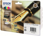 EPSON 16XL ink cartridge black + tri-col