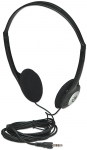 Manhattan Stereo Headphones 2.2m Black
