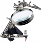 InLine Third Hand with Magnifier Tool