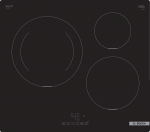Bosch PUJ611BB5E induction hob 3 burners black