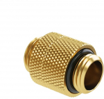Barrow Adapter gerade G1/4 Zoll AG auf G1/4 Zoll AG, 14mm, drehbar - golden