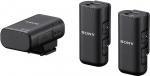Sony wireless microphone ECM-W3 x2 + charging case