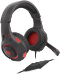 GENESIS RADON 210 7.1 OVER-EAR HEADPHONES WITH MICROPHONE BLACK-RED USB