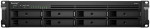 Synology RackStation RS1221+ NAS/storage server Rack (2U) Ryzen Embedded V1500B 4 GB DDR4 0 TB DiskStation Manager Black