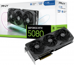 PNY GeForce RTX 5080 Overclocked Triple Fan 16GB GDDR7 - DLSS 4