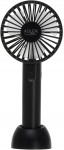 Adler Mini USB Desk Fan AD 7338, Black, 7cm, 3 Speeds