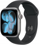 Apple Watch S11 Aluminium 42mm Space Gray (Black Sport Band) M/L