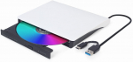 Gembird External USB DVD drive DVD-USB-031-BW black and white
