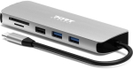 Port Designs 900164 laptop dock/port replicator Wired USB 3.2 Gen 1 (3.1 Gen 1) Type-C Stainless steel