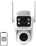 MOES WCM-Q29 8MP Dual-Lens Wi-Fi IP Camera