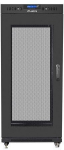 Lanberg Installation cabinet rack 19 27U 600x800 black, perforated door lcd (flat pack)
