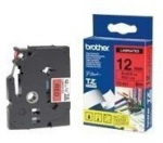 Brother | TZE-431 Laminated Tape | Black on Red | TZe | 8 m | 1.2 cm