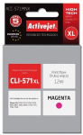 Activejet ACC-571MNX Ink (replacement for Canon CLI-571XLM; Supreme; 12 ml; magenta)