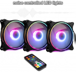 Inter-Tech L&uuml;fter 12012025 ARGUS RGB-FAN SET RS-08, 3X retail