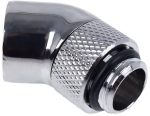 Alphacool Eiszapfen angle adapter 45&deg; rotatable G1/4 AG to G1/4 IG - Chrome