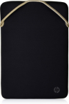 HP 15.6 Reversible Sleeve - Black, Gold