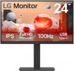 LG 24" 24BA750-B Full HD HDMI DP DaisyChain IPS Black 16:9