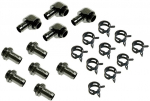 King Kits Wasseranschluss-Set Fitting 10mm Black