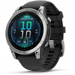 Garmin fenix E 47 mm Sort S&oslash;lv Sportsur