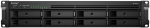 Synology RackStation RS1221RP+ NAS/storage server Rack (2U) Ryzen Embedded V1500B 4 GB DDR4 0 TB DiskStation Manager Bla