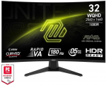 MSI MAG 325CQF 32" Rapid VA QHD Monitor 180Hz HDMI DP USB-C