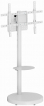 Gembird TVS-86TR-01-W TV floor stand, 37" - 86", white