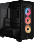 CORSAIR Midi 3500X RSR ARGB Tempered Glass Black Case