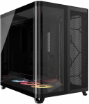 Corsair AIR 5400 RS-R ARGB midi tower PC case, tempered glass, RGB, black, 3x 120mm fan included