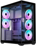 Modecom PC case Volcano Space XL ARGB Full Tower 5 fans, black