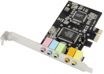 MicroConnect 5.1 Channels PCIe sound cardMain chip : CMI 8738 Channels : 6, functions : karaoke, recording