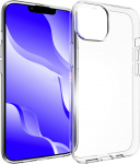 eSTUFF INFINITE (GRS) VIENNA iPhone 14 Clear Cover. Material: 100% recycled TPU