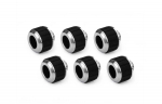 Alphacool Apex Grip HardTube Fitting 13mm G1/4 Chrome Set (6 pcs)