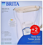 Brita Style Essential jug + 2 Maxtra Pro Pure filters, sand
