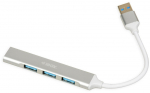 IBOX IUH3FAS Hub USB3.0 + USB 2.0 Silver