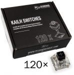 Glorious Kailh Box Black Linear & Silent Switches, 120-Pack