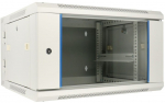 Extralink Rackmount cabinet 6U 600x600 AZH Gray wall mounted, swing type