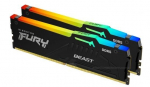 Kingston FURY Beast RGB 32GB (2x16GB) DDR5 5600 Desktop RAM (KF556C40BBAK2-32)