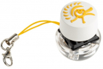 Ducky Wobbly Keychain with Cherry MX Blue Switch - White, Yellow