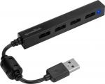 Speedlink USB hub Snappy Slim 4-port (SL-140000-BK)