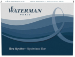 Long Standard Cartridge Mysterious Blue for Fountain Pen
