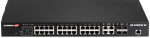 Edimax GS-5424PLC network switch Gigabit Ethernet (10/100/1000) Power over Ethernet (PoE) 1U Black