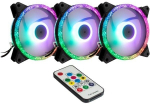 Inter-Tech L&uuml;fter 12012025 ARGUS RGB-FAN SET RS-07, 3X LED retail