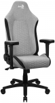 AeroCool Crown AeroWeave Fabric Gaming Chair, Light Grey