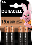 Duracell | AA/LR6 | Alkaline Basic MN1500 | 4 pc(s)