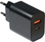Charger USB-C 20W Black Inter-Tech PD-2120