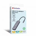 Verbatim USB-C Pro Multiport Hub 8 Por