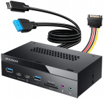 Graugear Multi Front Panel with USB HUB and Card Reader