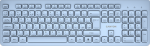 CANYON keyboard HKB-W01 UK/US AAA Wireless Blue