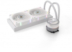Valkyrie Dragonfang 240 RGB AiO Liquid CPU Cooler, White